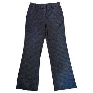 Jones New York Stretch Bootcut Grey Pinstripe Pant NWOT Size 8